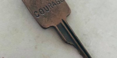 Courage Key necklace
